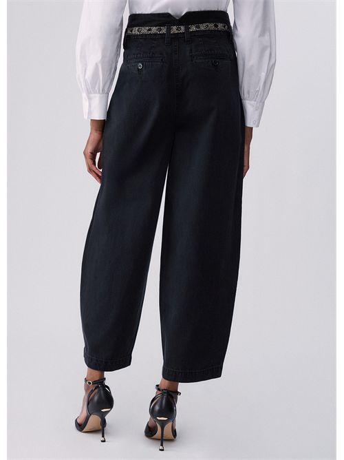 Pantaloni balloon con cintura ricamata LIU JO | UF6202D0372/87520